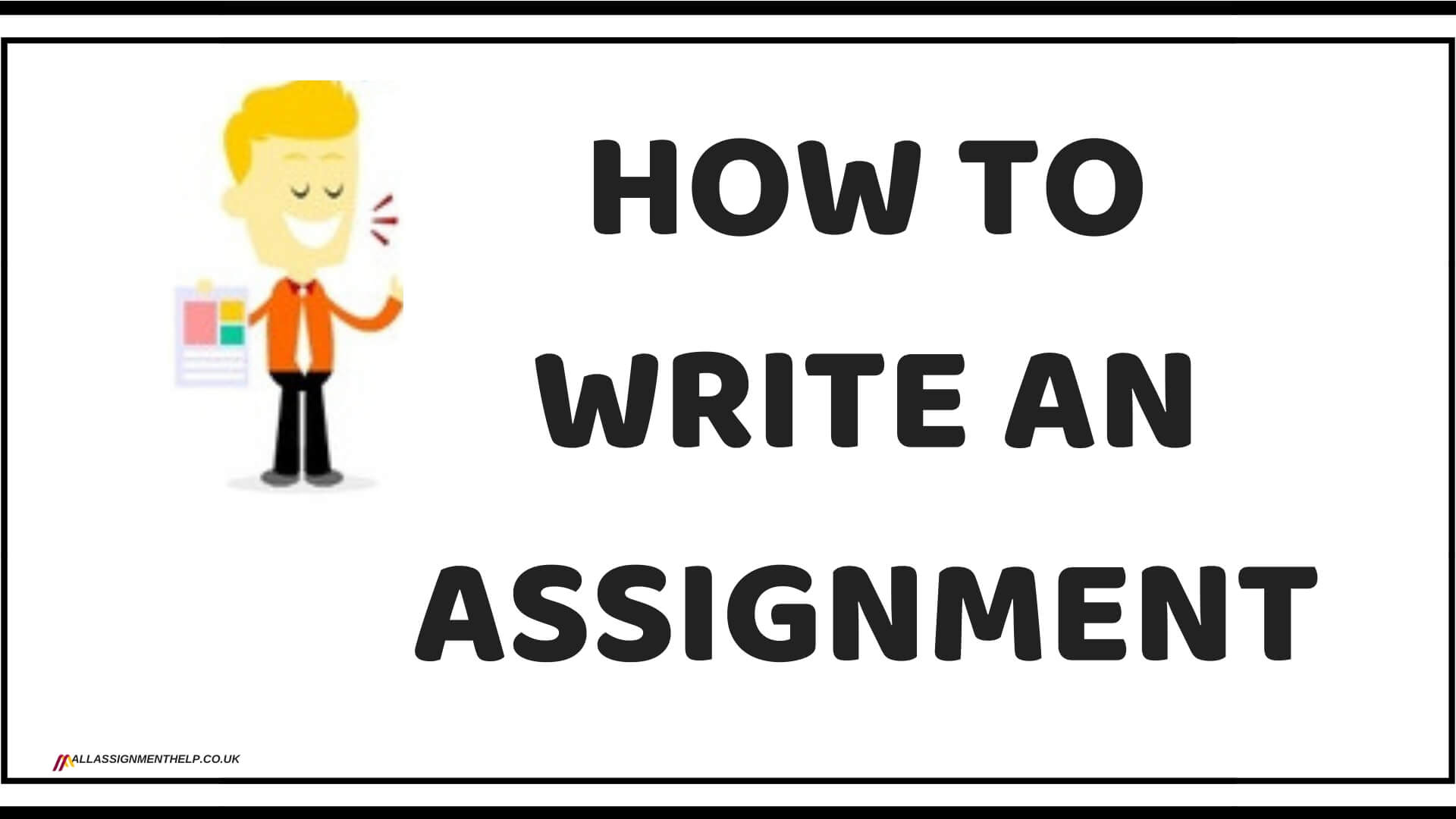 HOW TO WRITE AN ASSIGNMENT FOR UNIVERSITY